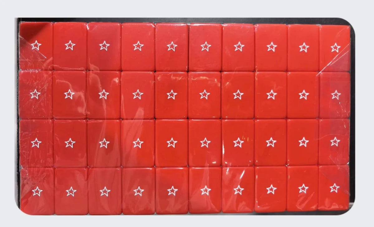 The Patriotic Line Mahjong Tiles
