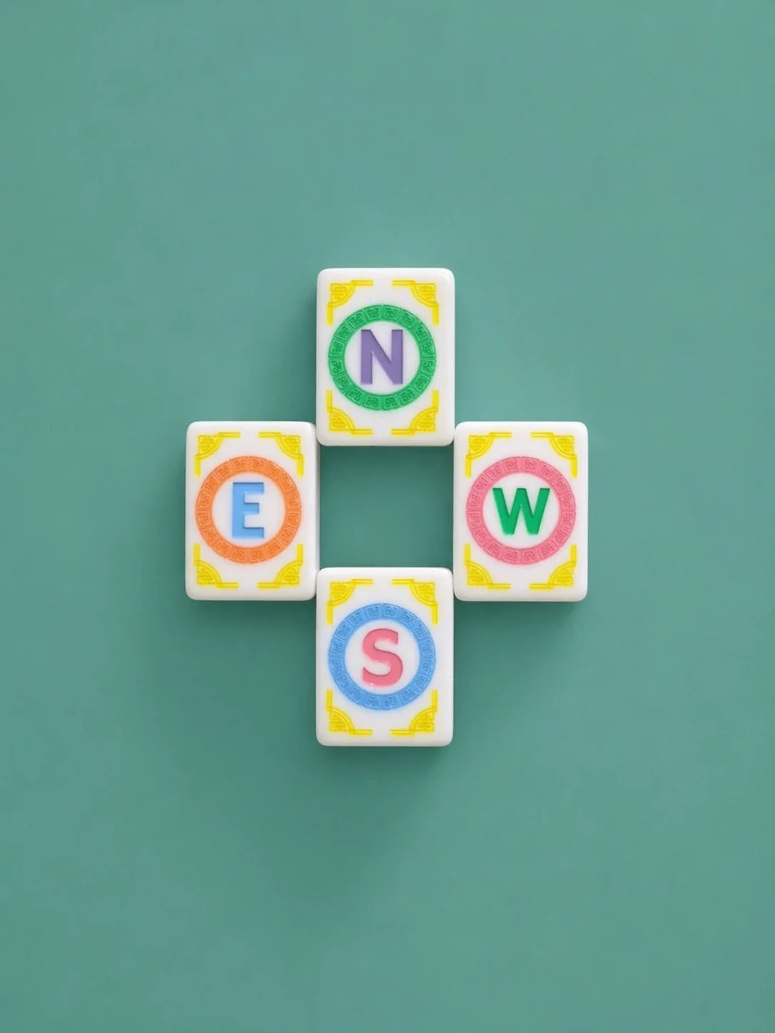 The Traditional Line Mahjong Tiles