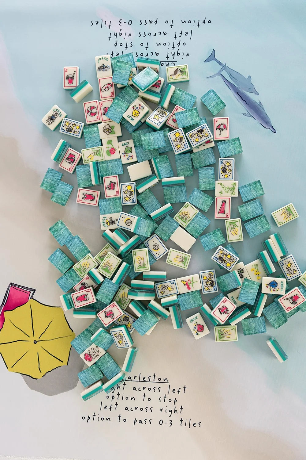 Emerald Coast Beach Mahjong Mat