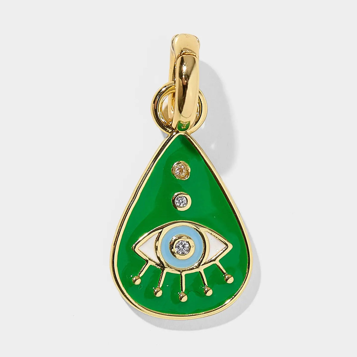 Green Evil Eye Charm