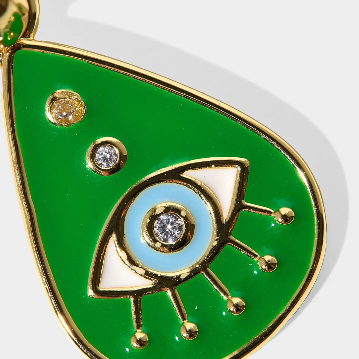 Green Evil Eye Charm