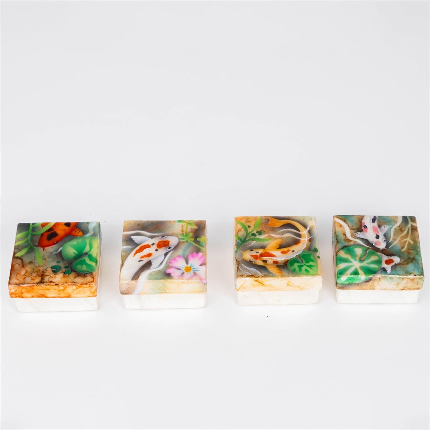 Capiz Koi Fish Boxes
