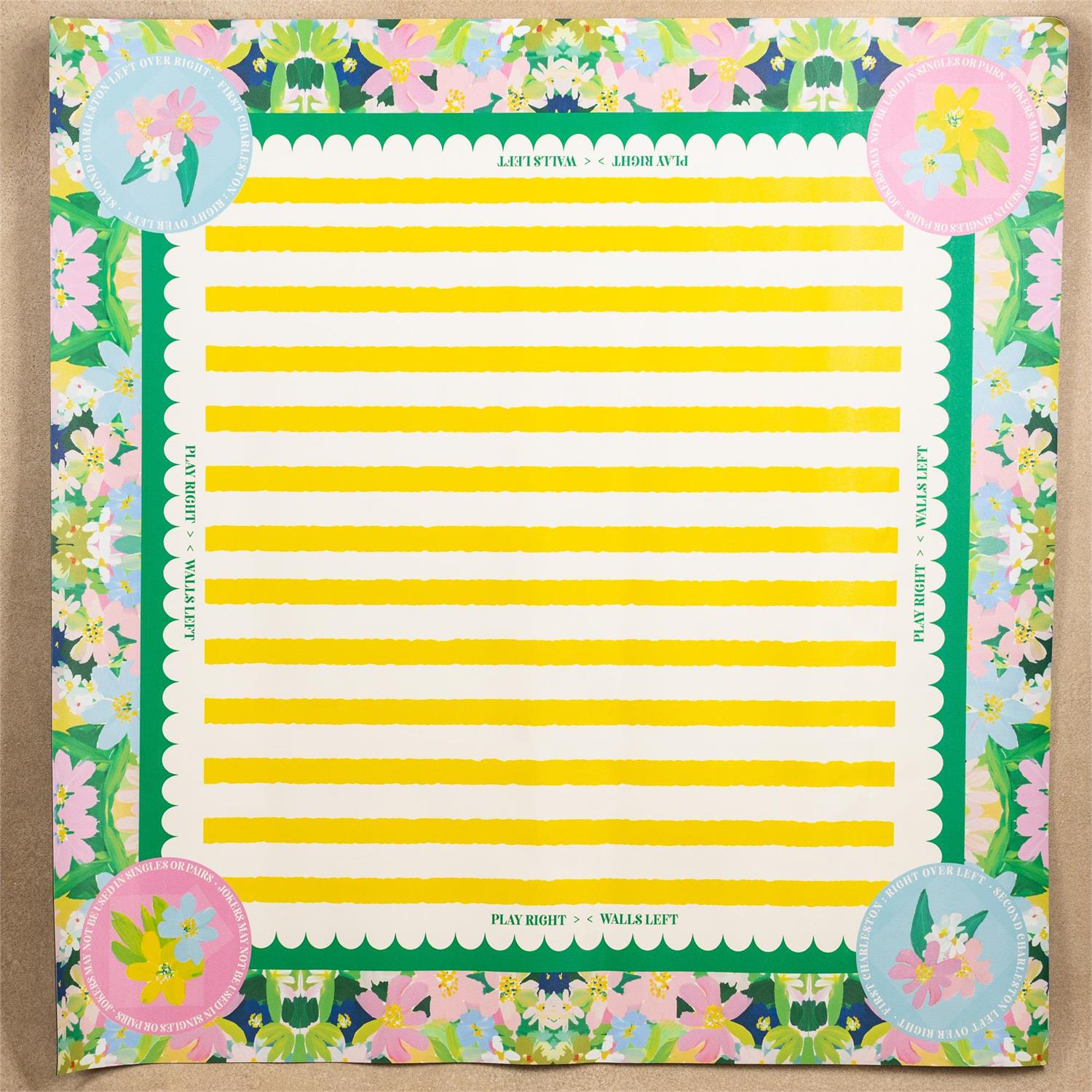Garden Party Mahjong Table Mat