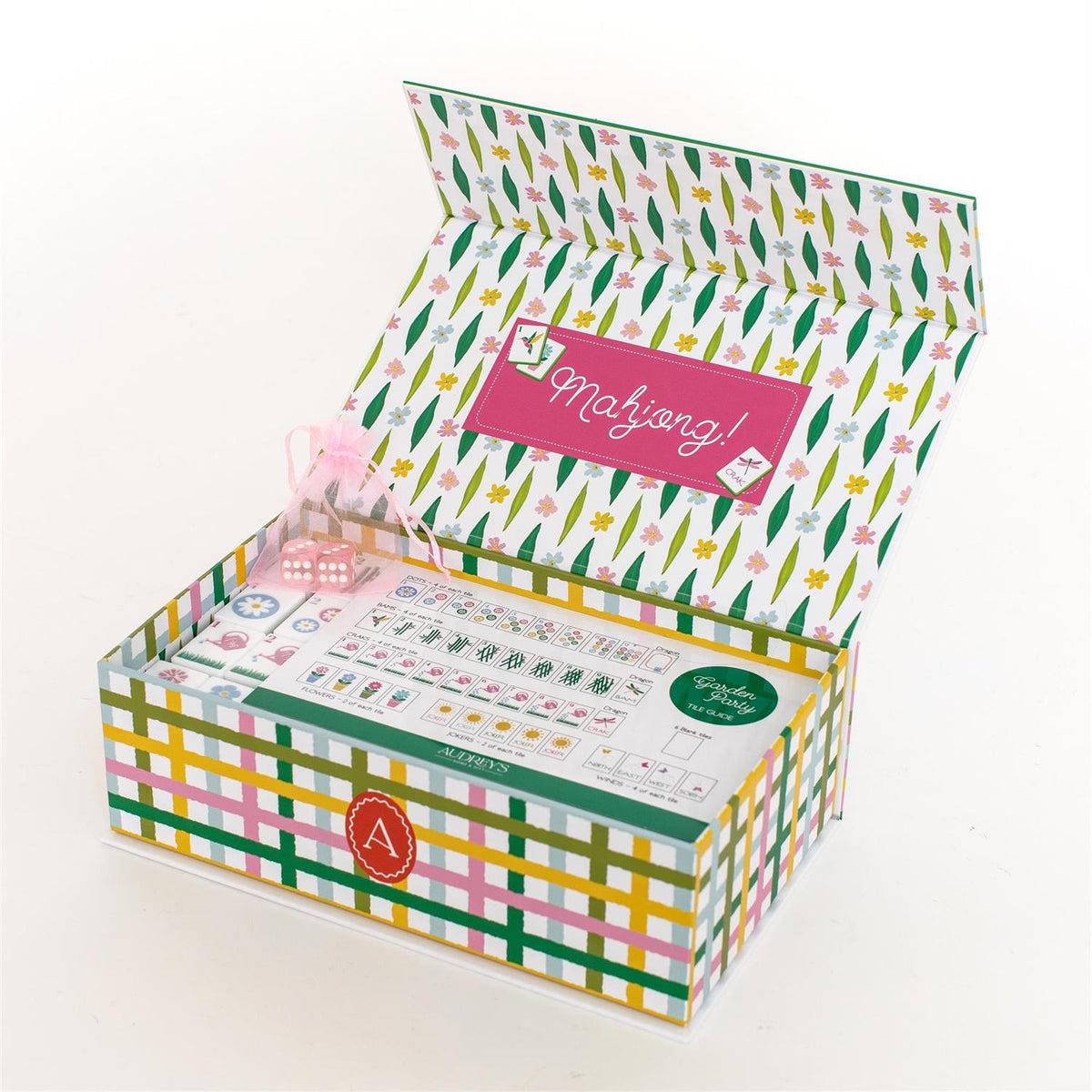 Garden Party Mahjong Set 160 Tiles