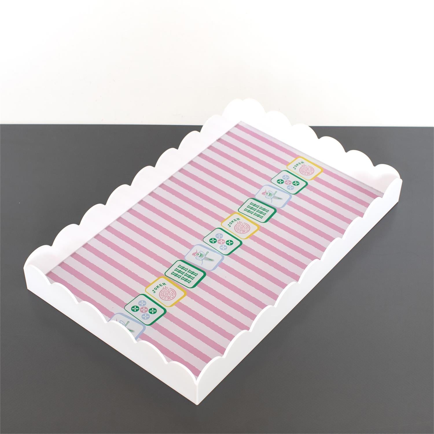 Garden Party Mahjong Tray