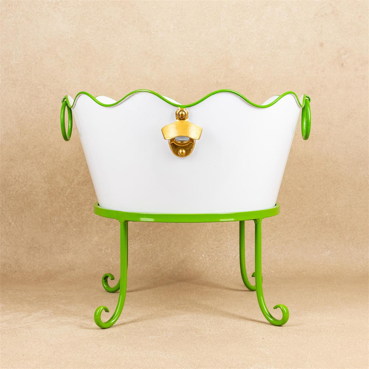 Garden Party Scalloped Beverage Tub