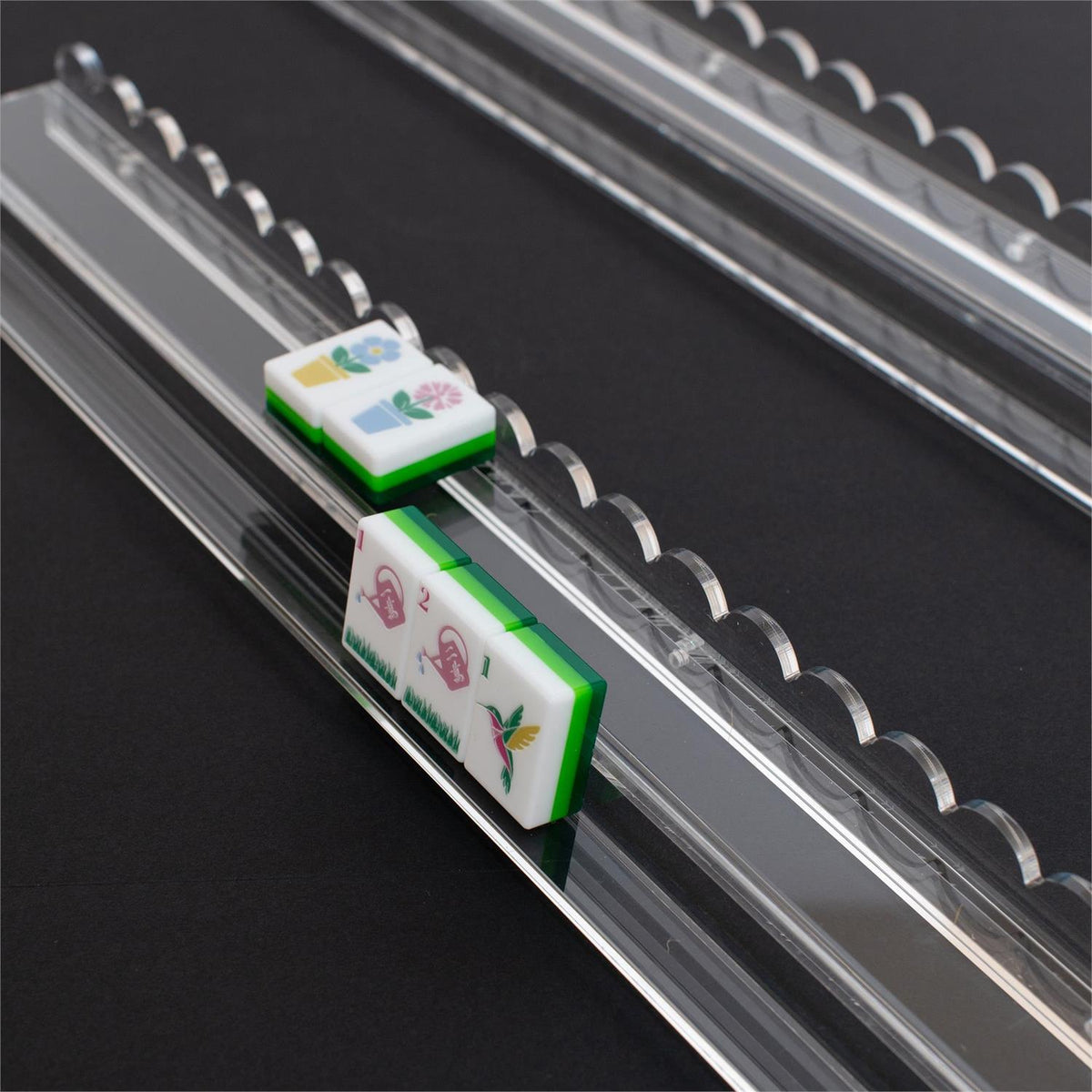 Mahjong Rack and Pusher and bag