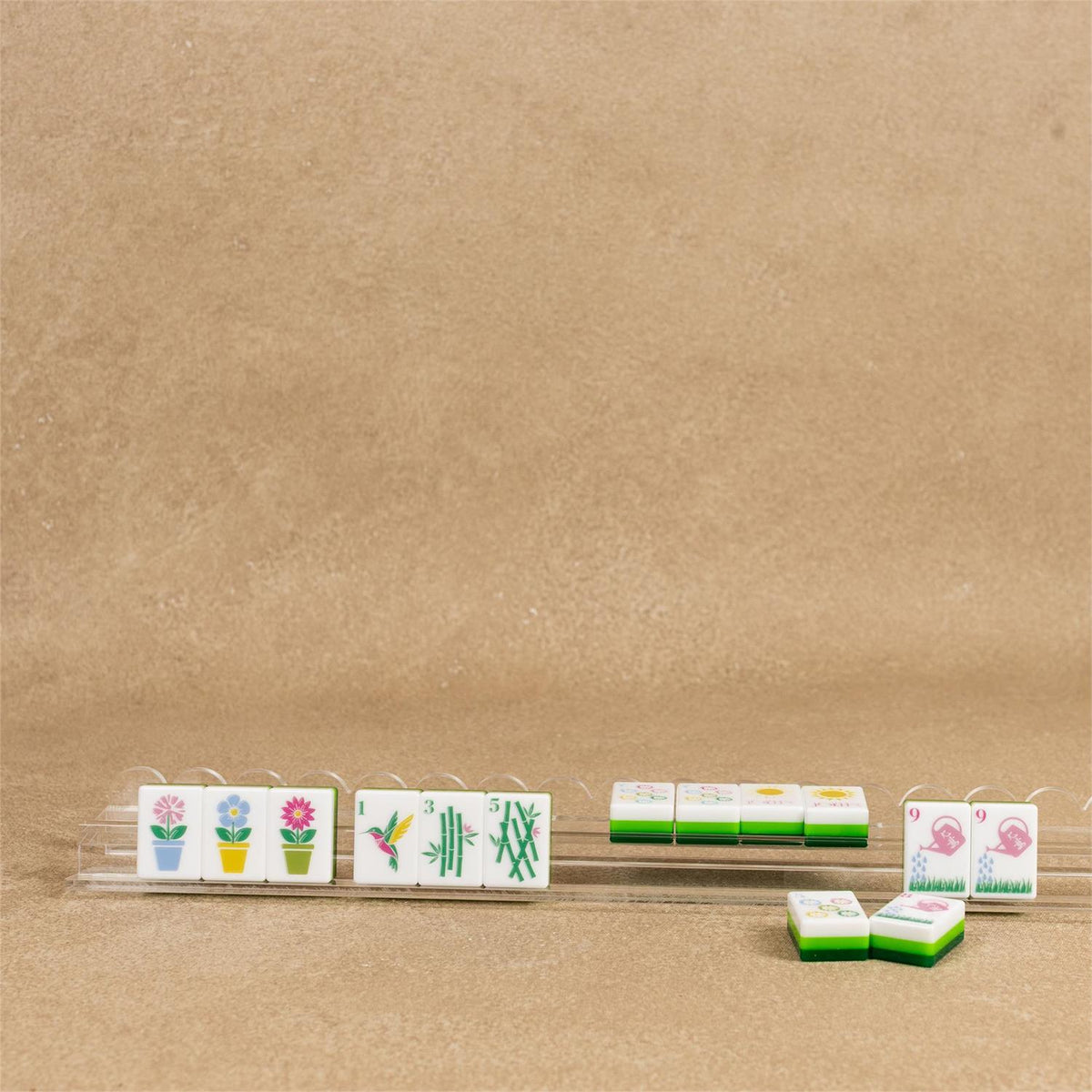 Mahjong Rack and Pusher and bag