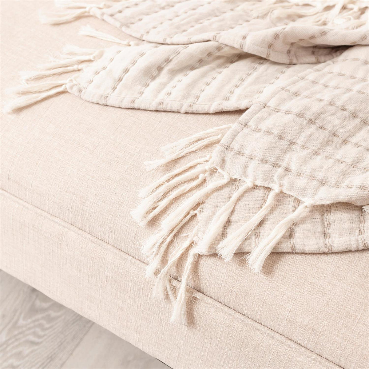 Throw - Double Weave Striped
