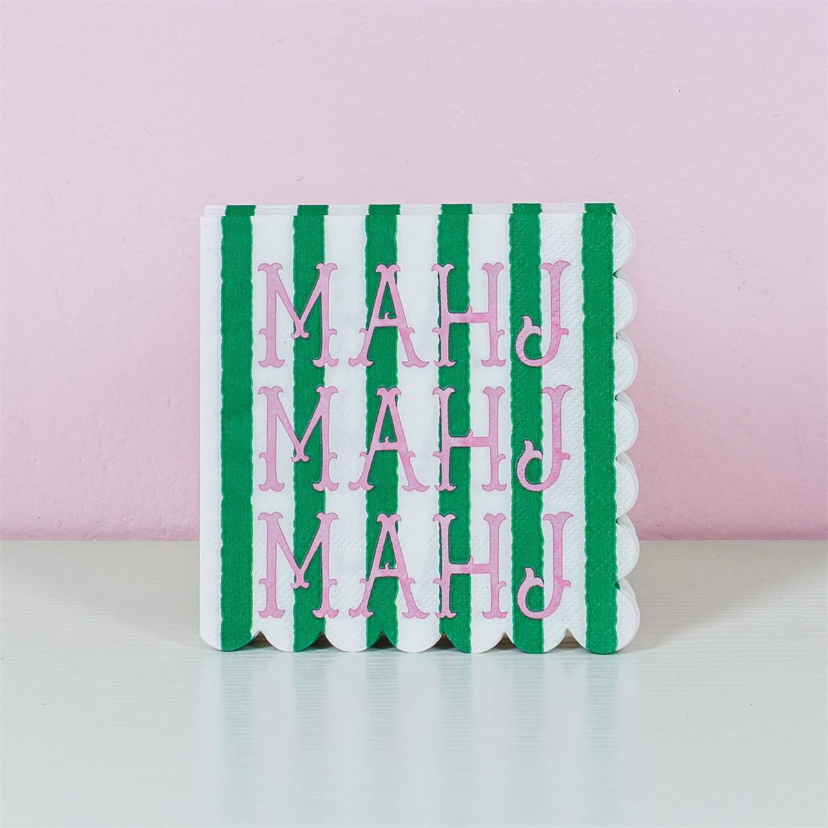 Paper Beverage Napkins - Mahj Mahj Mahj - 16 Ct