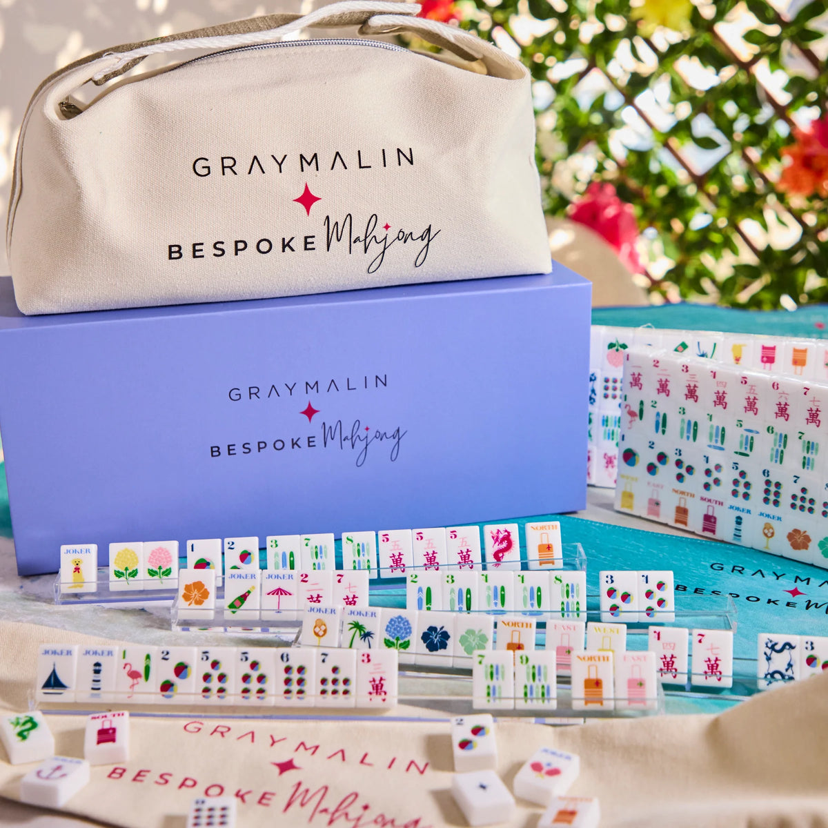 Bespoke X Gray Malin Travel Tiles Kit - Beach Club