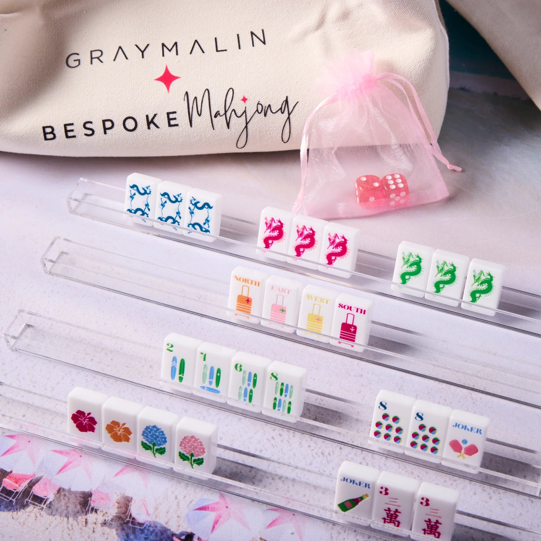 Bespoke X Gray Malin Travel Tiles Kit - Beach Club