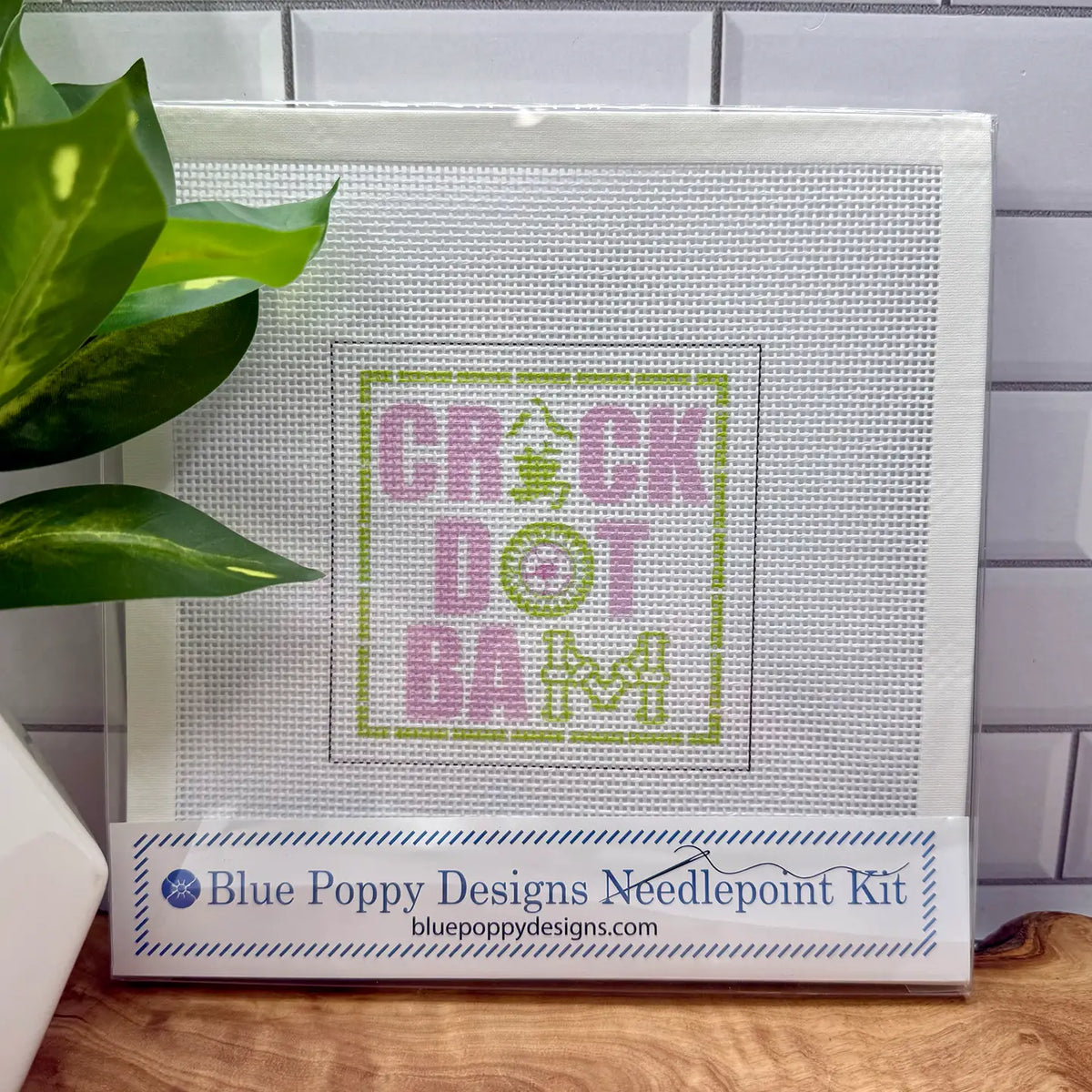 Crack Dot Bam Needlepoint Design (Mahjong)