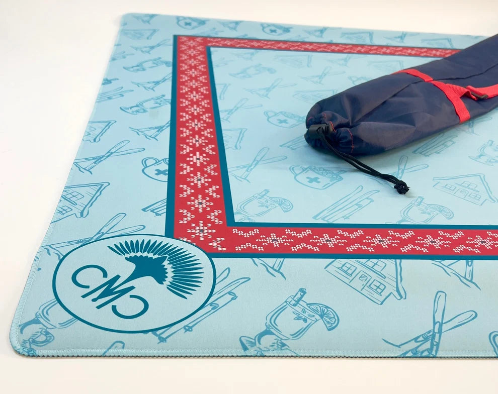 Ski Club Mat- Red Sweater Border
