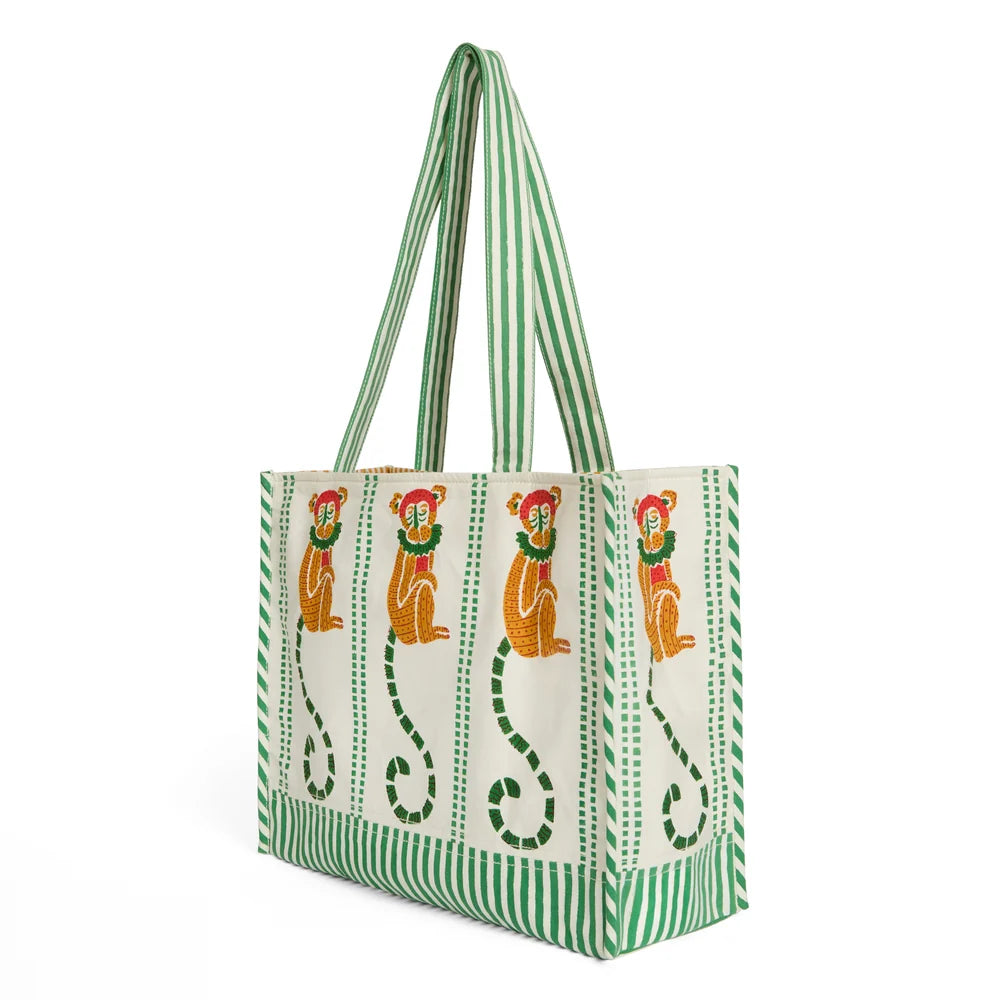 Jeu de Singes Tote Bag