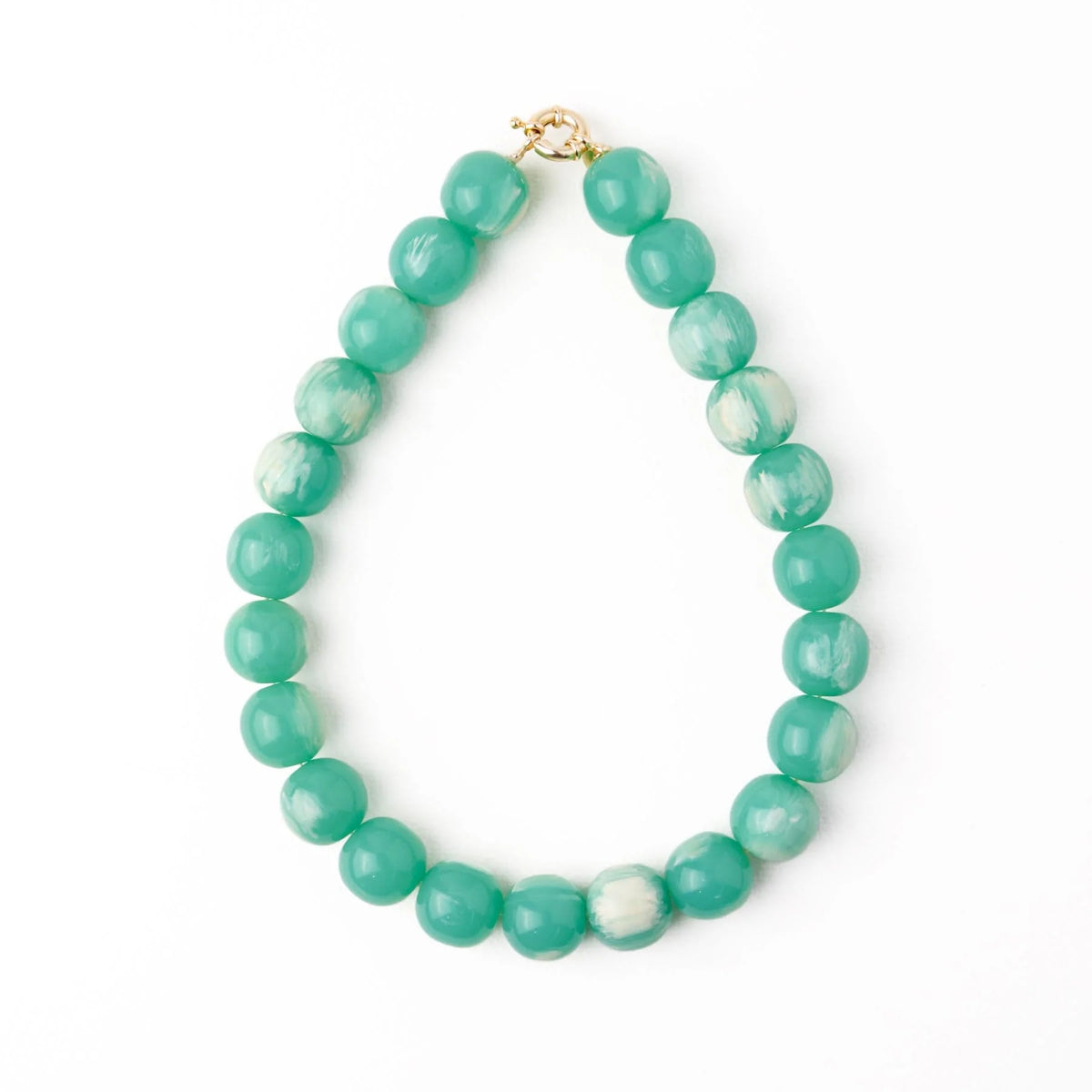 Iris Large Resin Bead Necklace