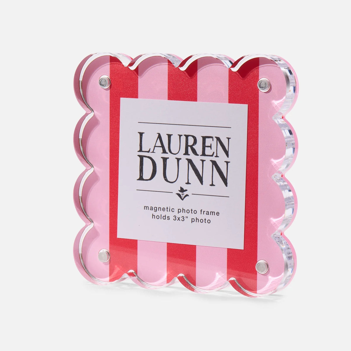 Pink Punch Scalloped Frame