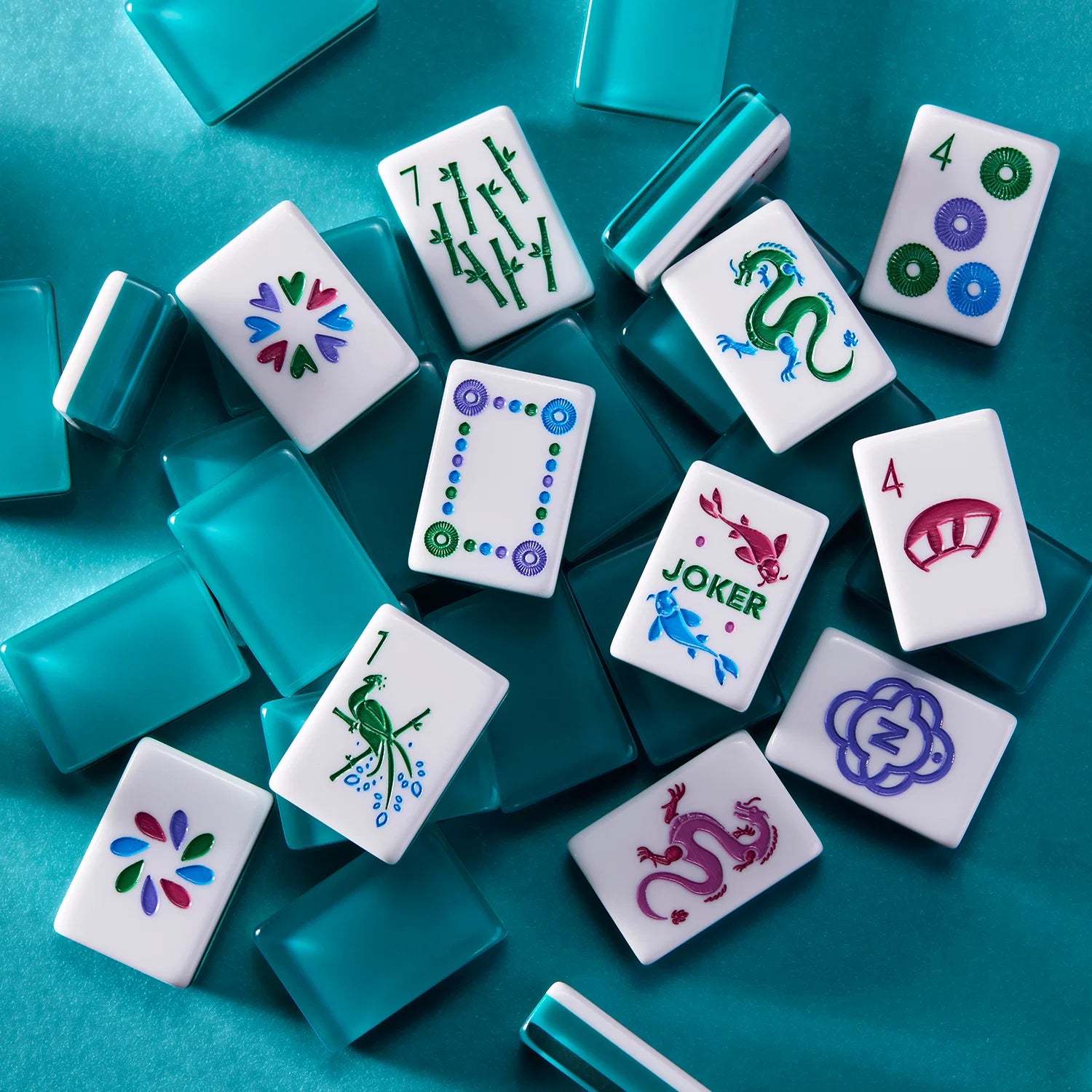 Let's Be Iconic! Jeweled-Green Tile Set