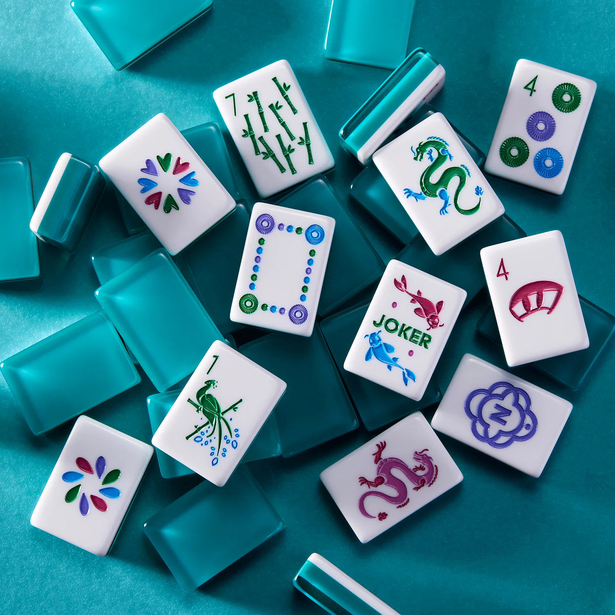 Let's Be Iconic! Jeweled-Green Tile Set