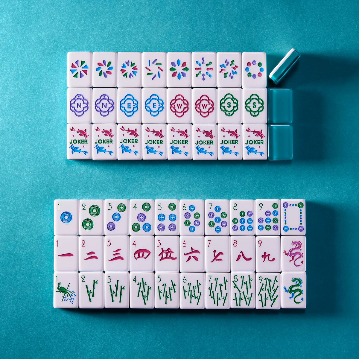 Let's Be Iconic! Jeweled-Green Tile Set