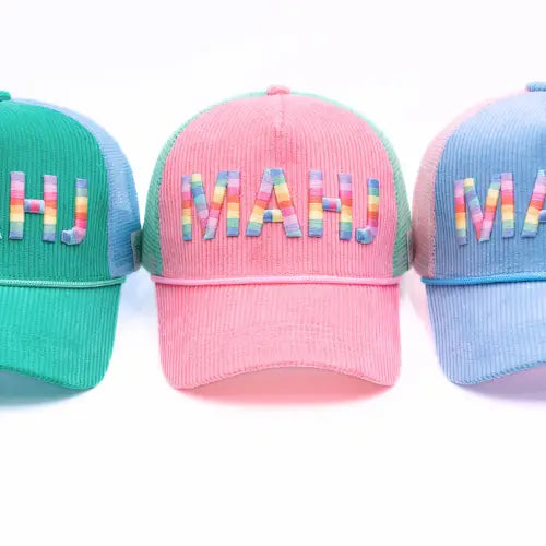 Mahjong Hat | Corduroy Trucker | Mahj