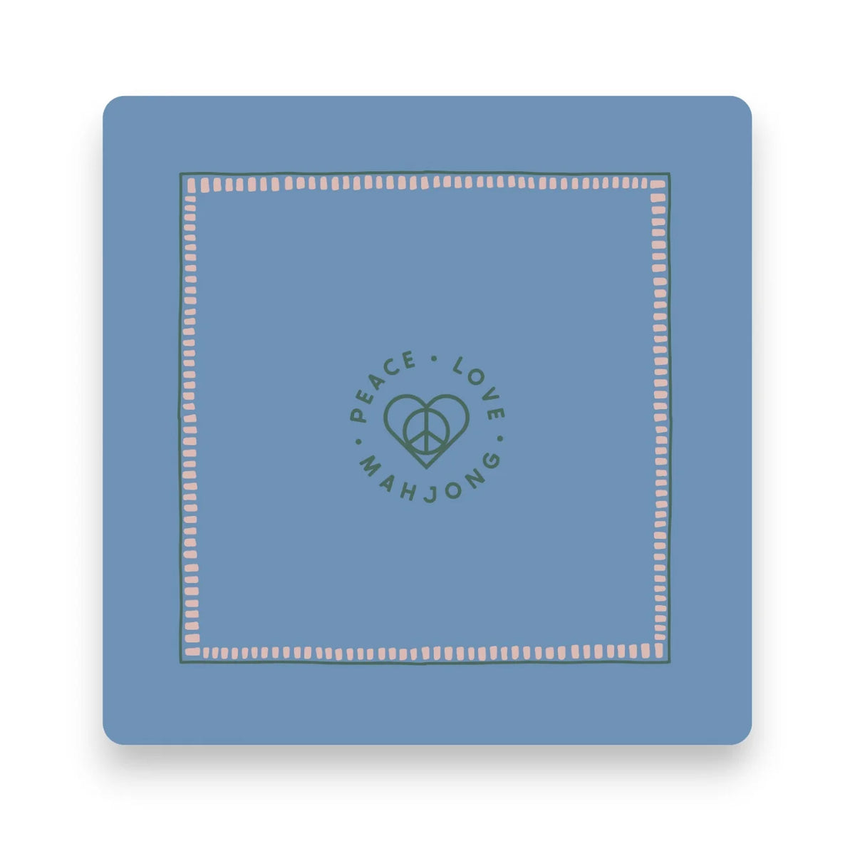Mahjong Mats - Borders - French Blue