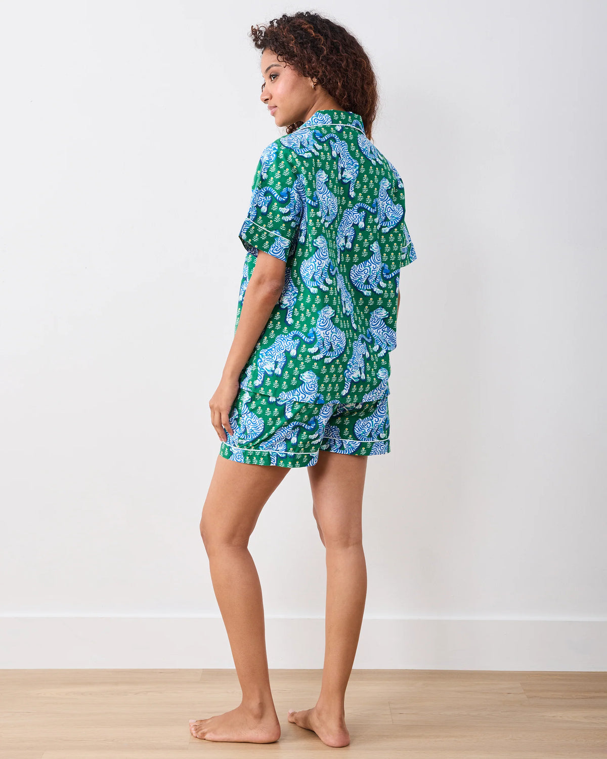 Short PJ Set in Tiger Queen