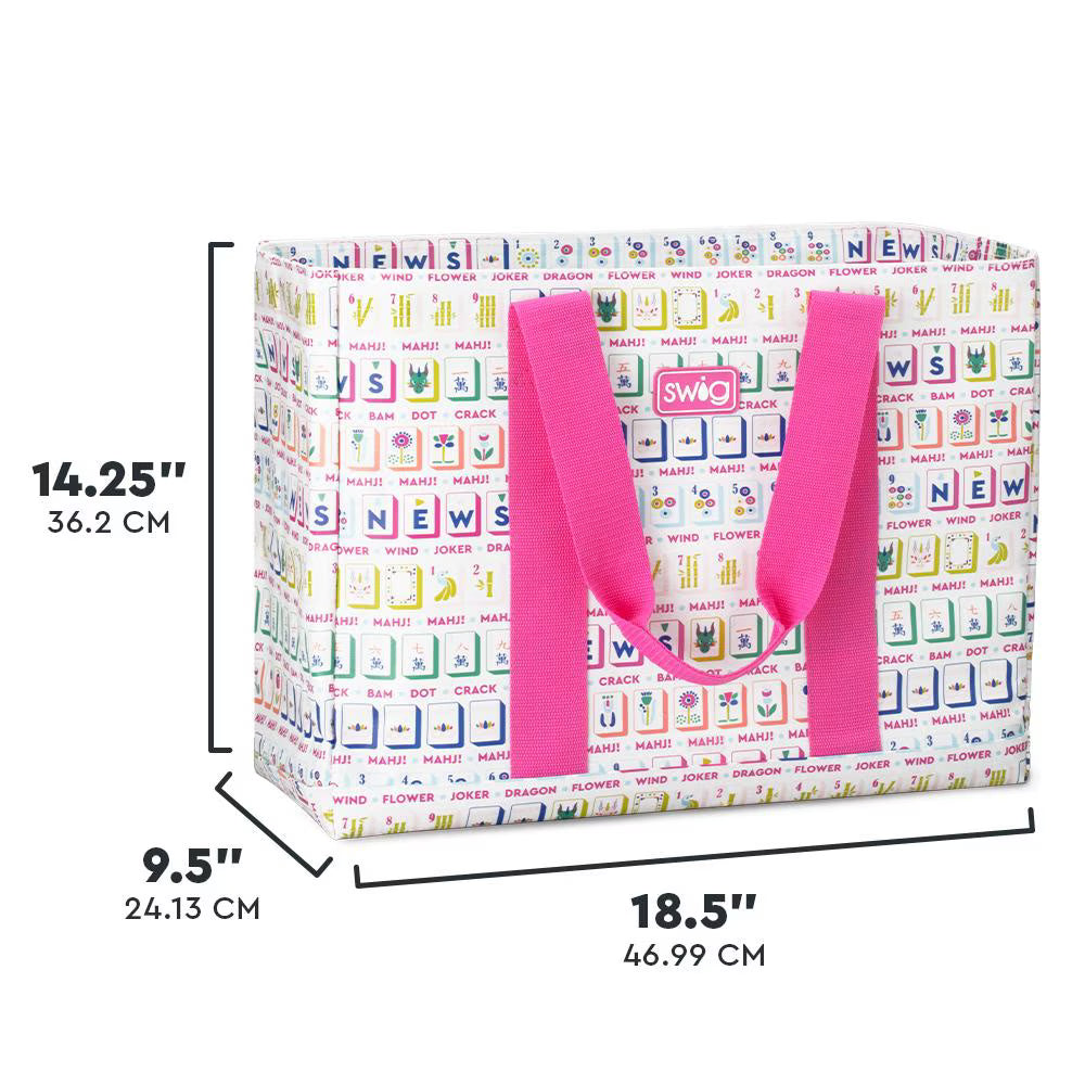 Mahjong Jumbo Tote Bag