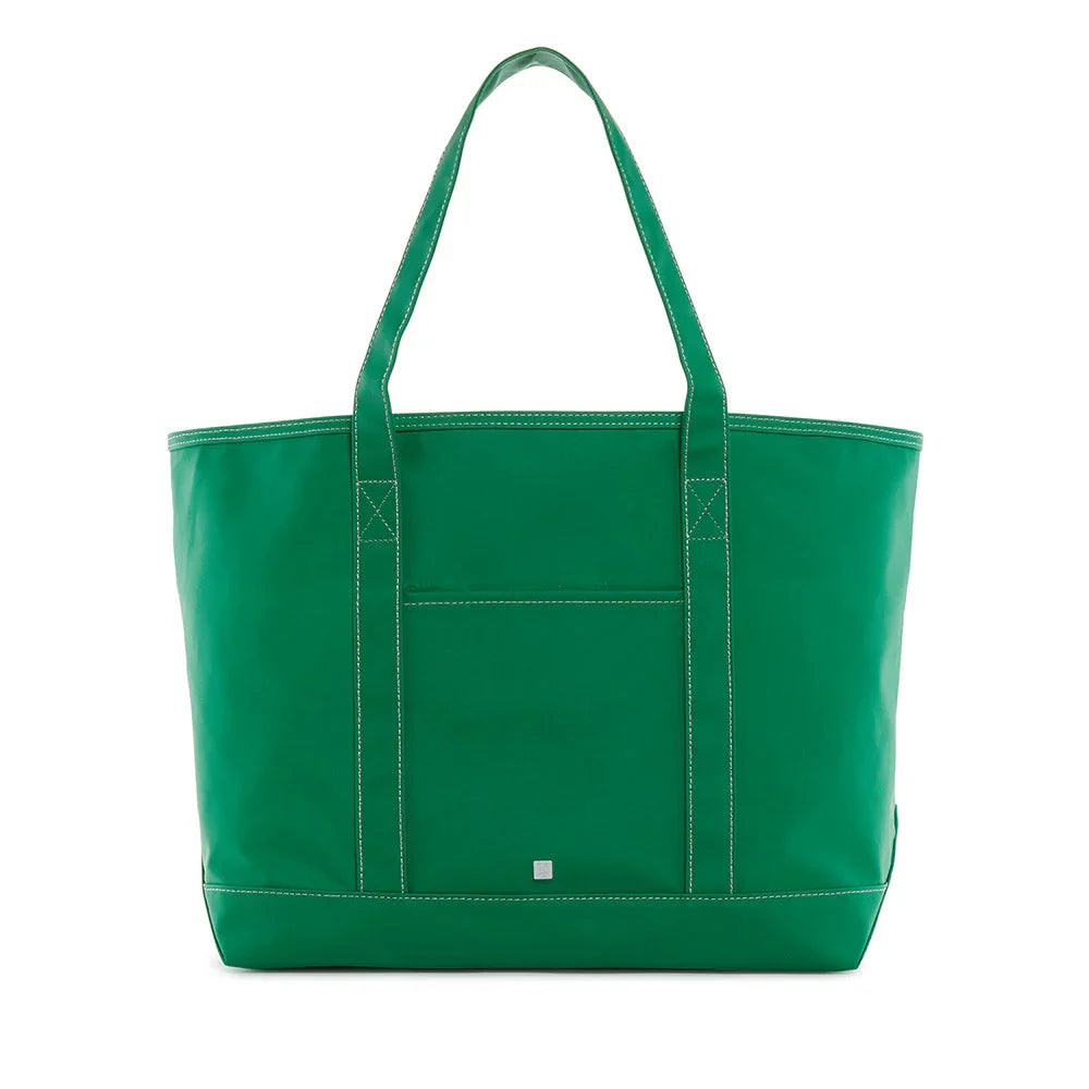 TRVL Maxi Tote Coated Canvas Large - Kelly Green