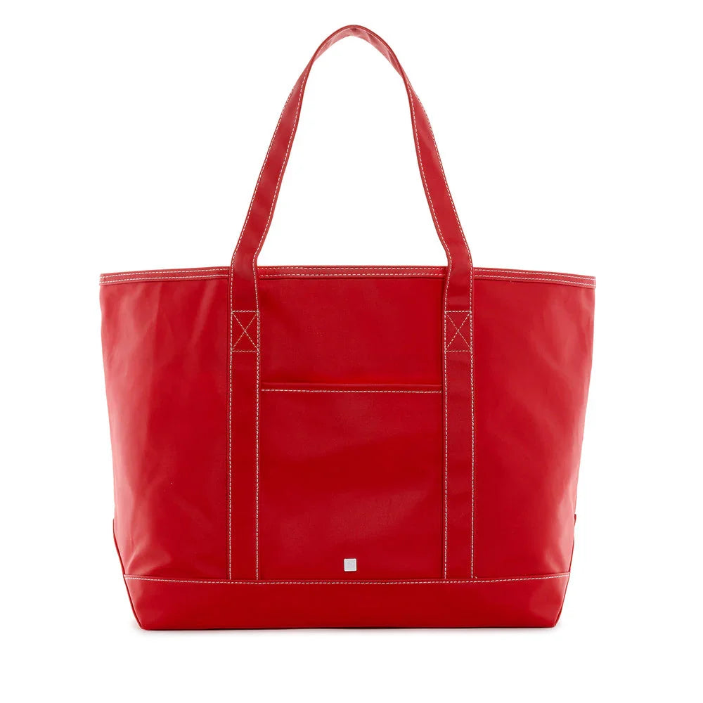 TRVL Maxi Tote Coated Canvas Large - Red