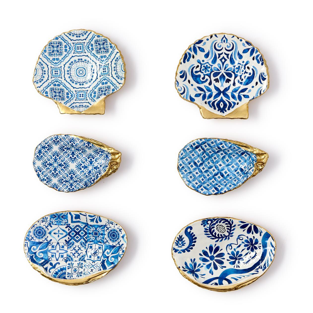 Painted Shell Trinket Dishes