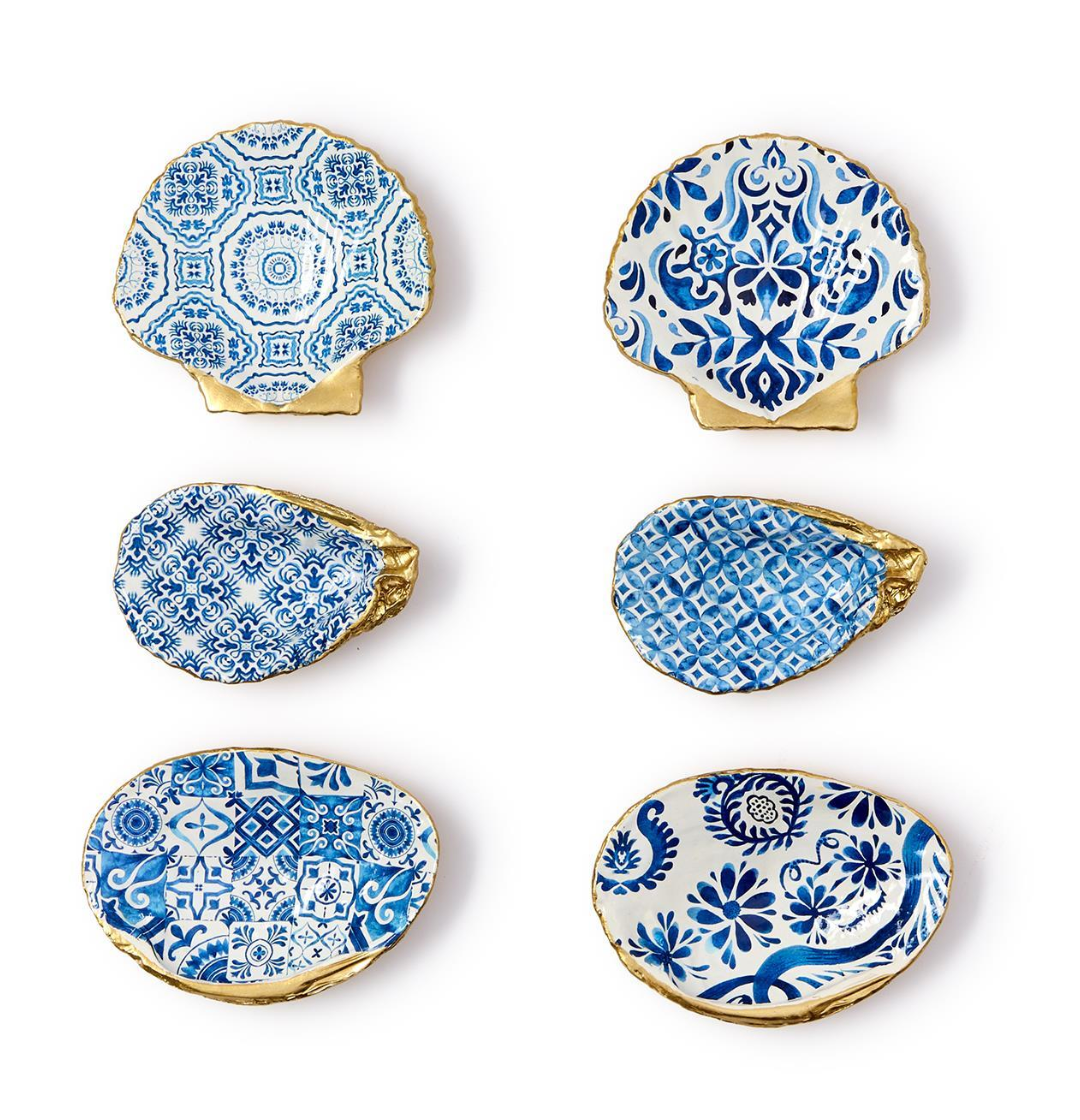 Painted Shell Trinket Dishes