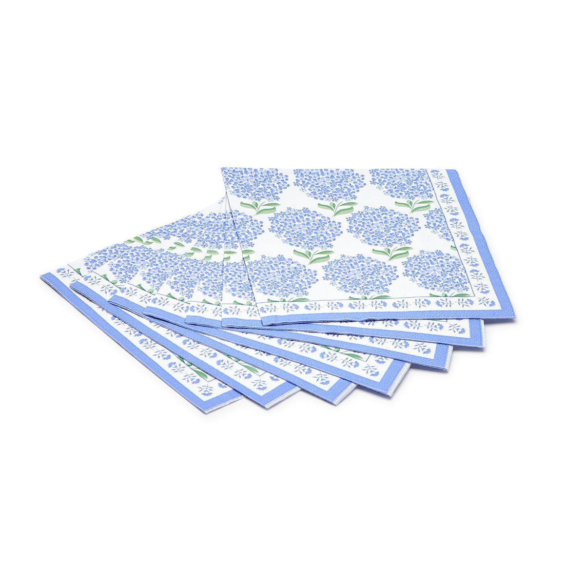 Hydrangea 3-Ply Paper Cocktail Napkin (includes 30 napkins)