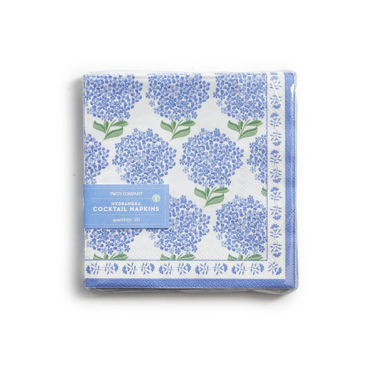 Hydrangea 3-Ply Paper Cocktail Napkin (includes 30 napkins)