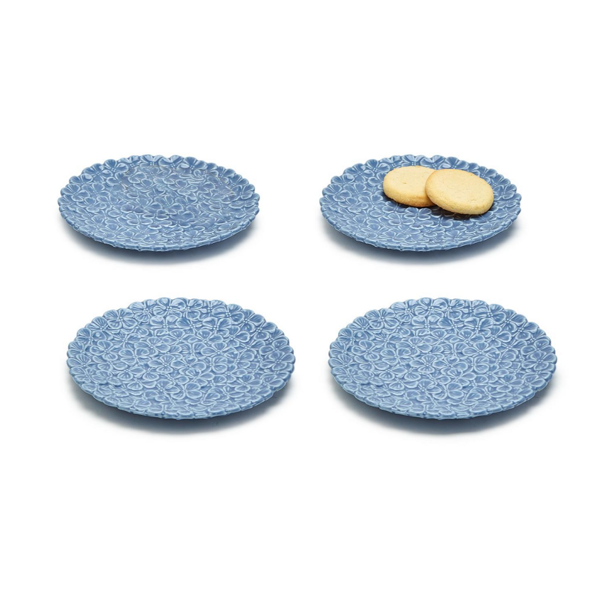 Set of 4 Hydrangea Tidbit Dishes