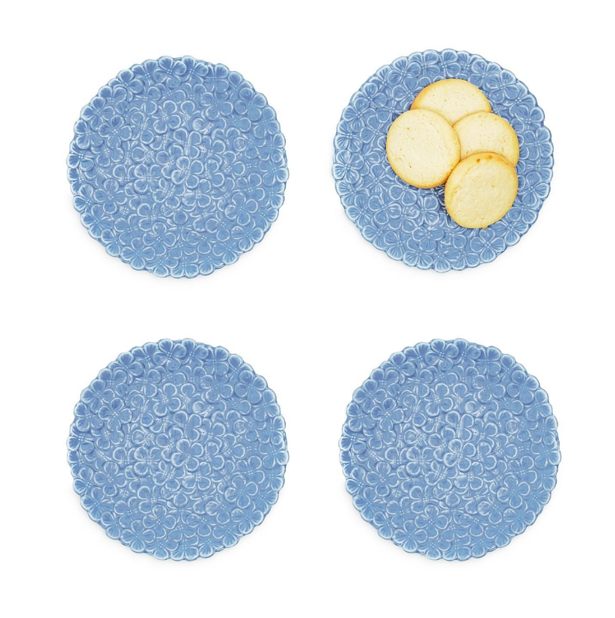 Set of 4 Hydrangea Tidbit Dishes