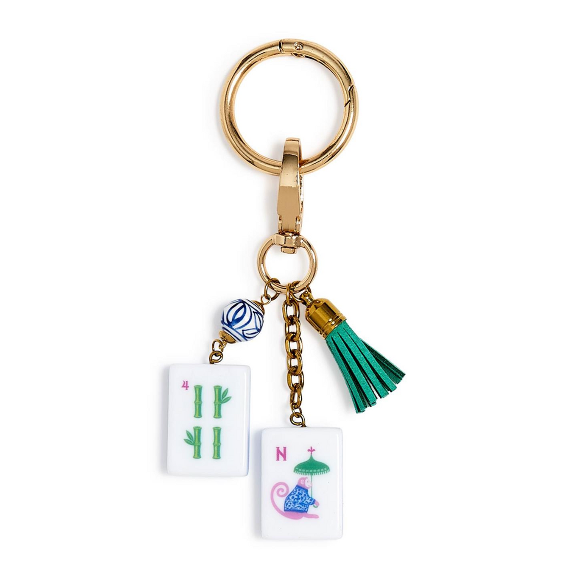 Pagoda Party Mahjong Bag Charms