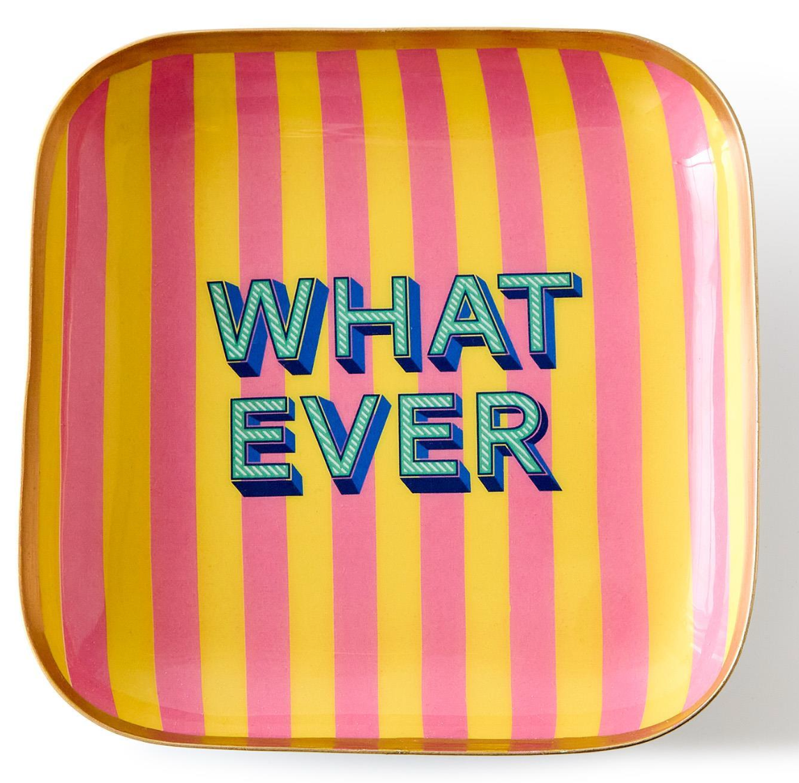Wise Sayings Metal Trinket / Desk Trays with Sayings
