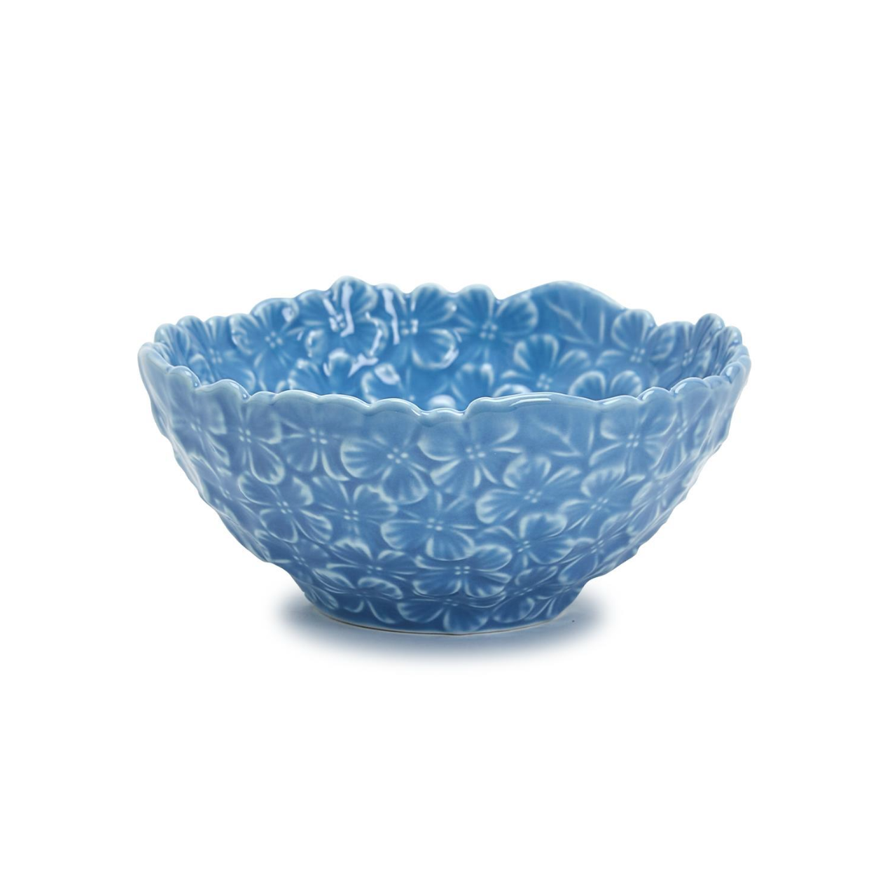 Blue Hydrangea Set of 3 Tidbit Bowls