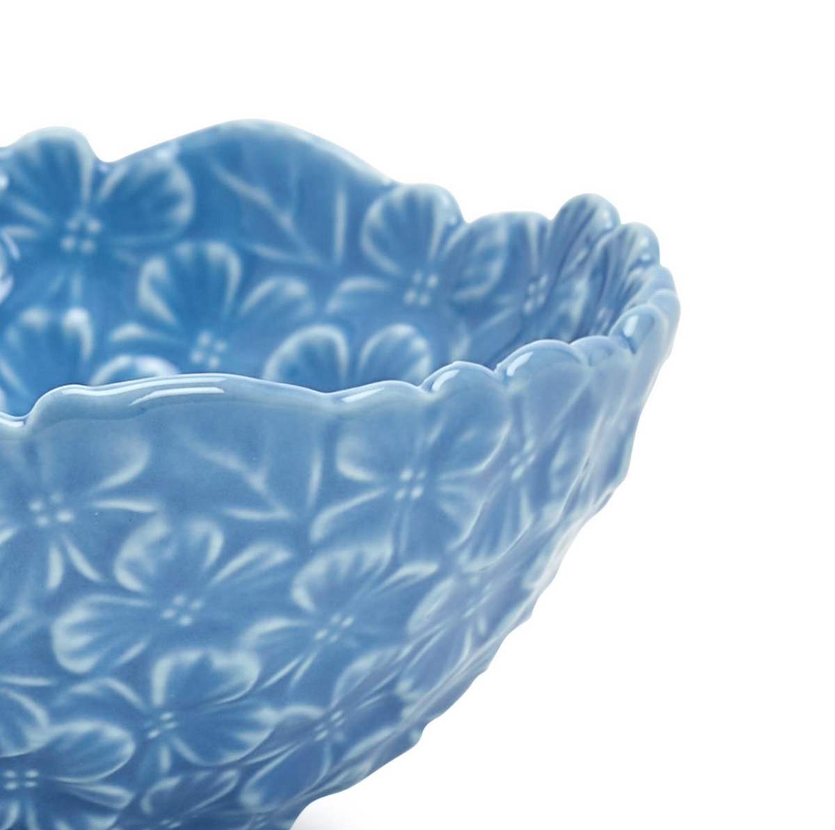 Blue Hydrangea Set of 3 Tidbit Bowls