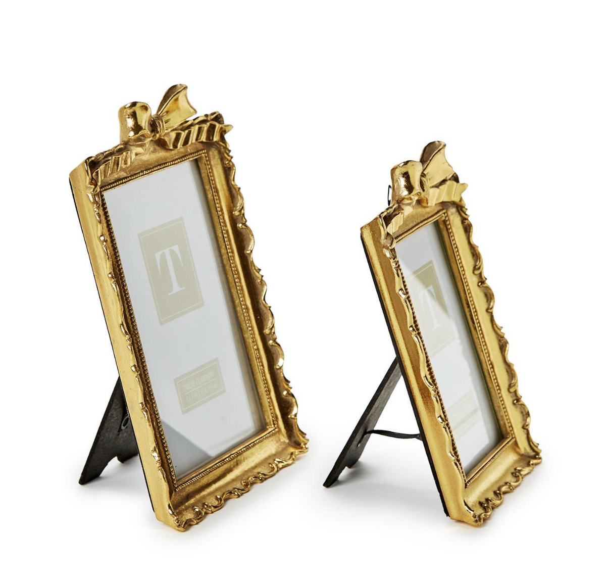 Vintage Gold Frame with Accent Bow - 4" x 6"