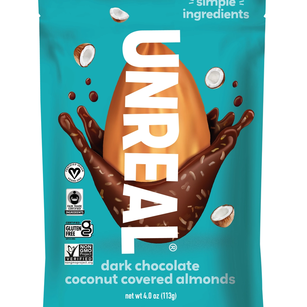 Dark Chocolate Coconut Covered Almonds - 6 Bags