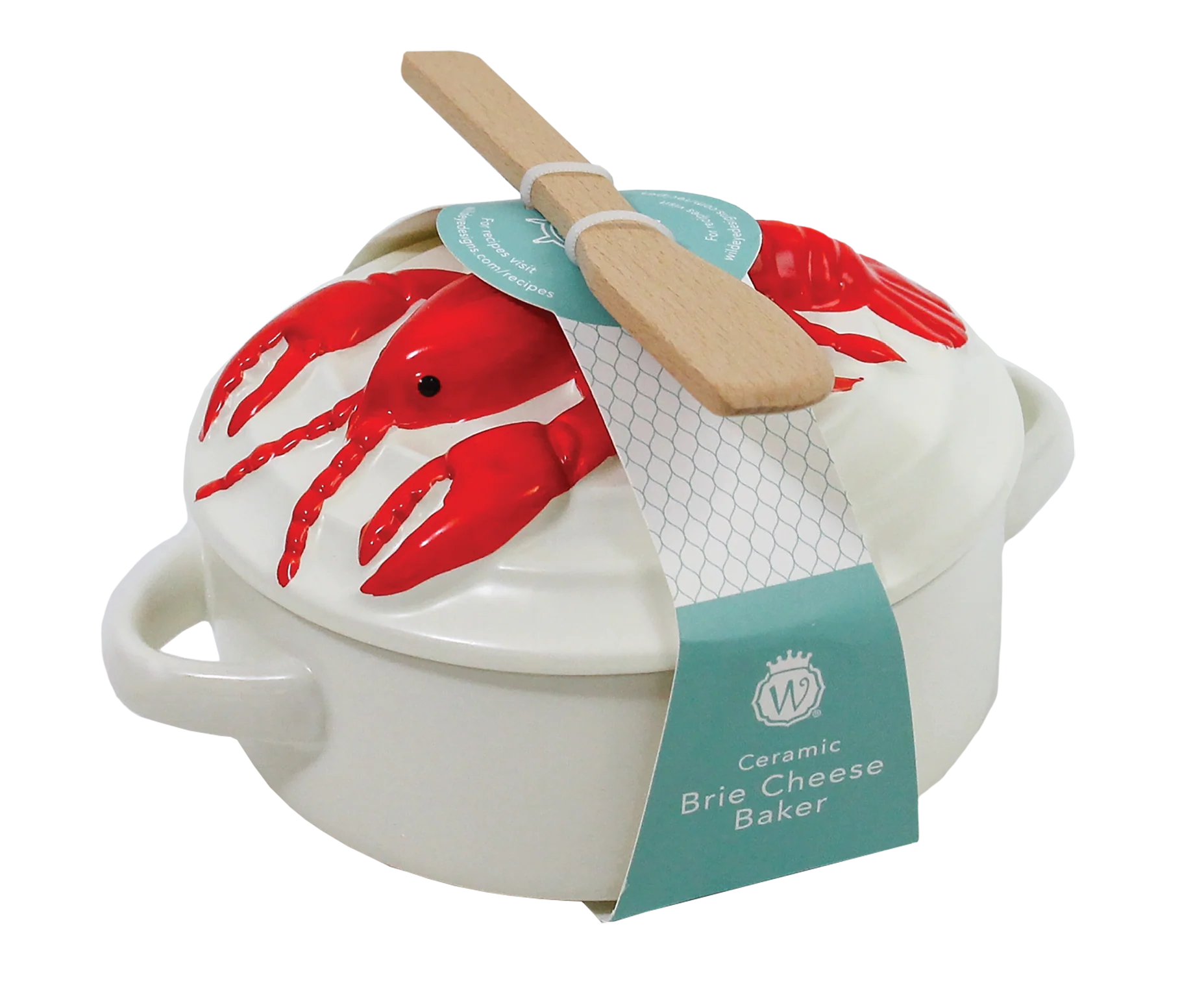 Figural Lobster Brie Baker