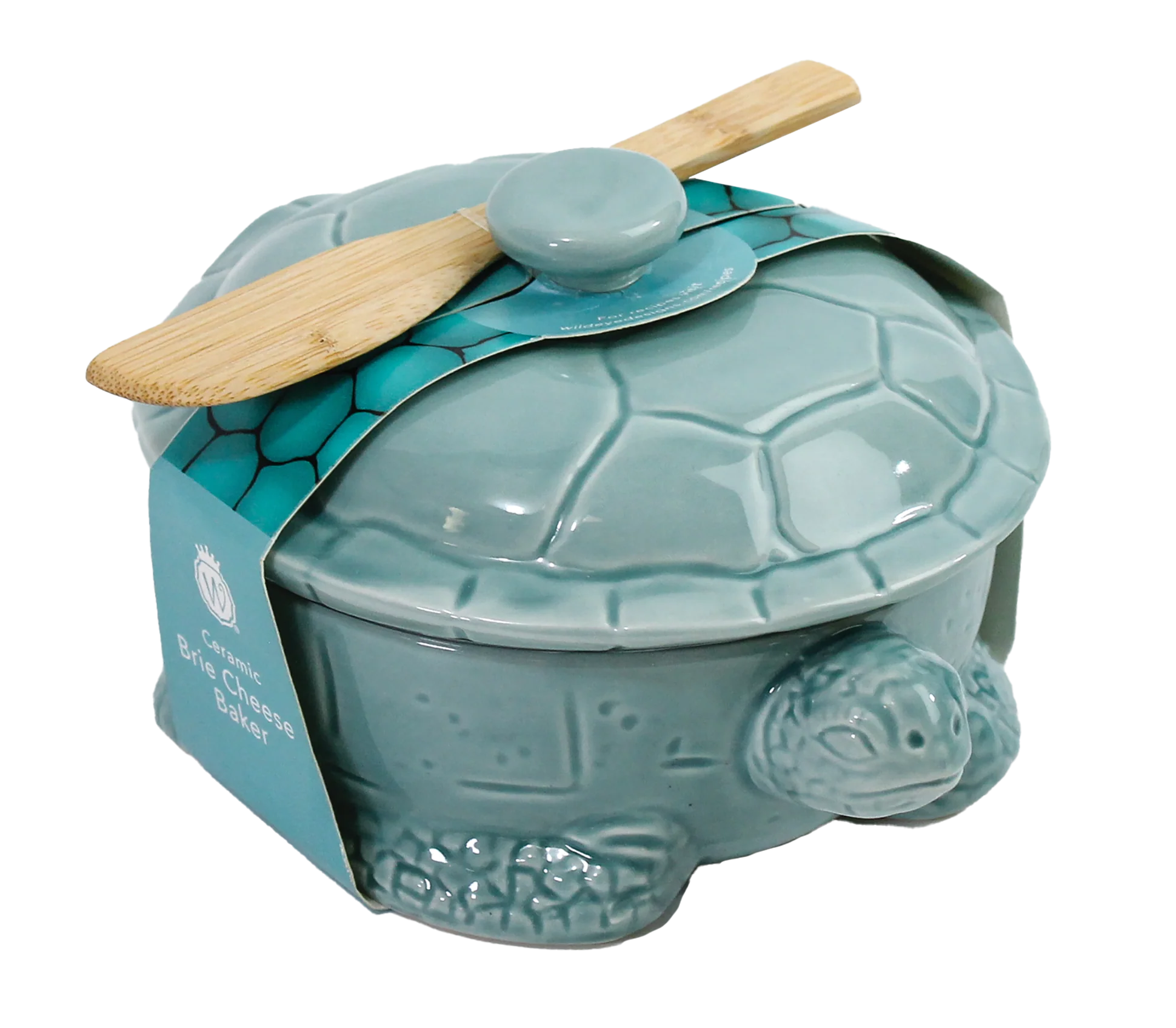 Figural Turtle Brie Baker