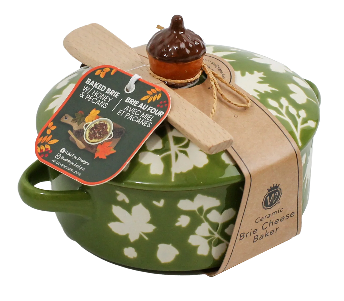 Figural Acorn Brie Baker